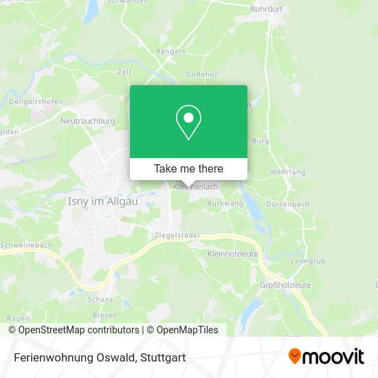 Карта Ferienwohnung Oswald
