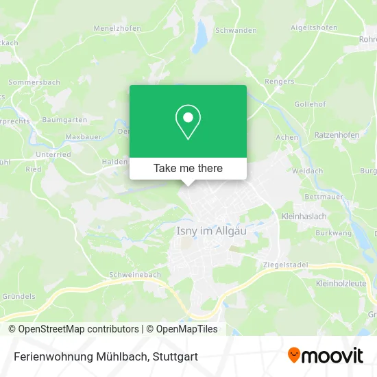 Карта Ferienwohnung Mühlbach