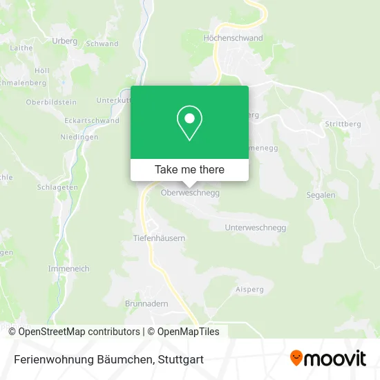 Карта Ferienwohnung Bäumchen