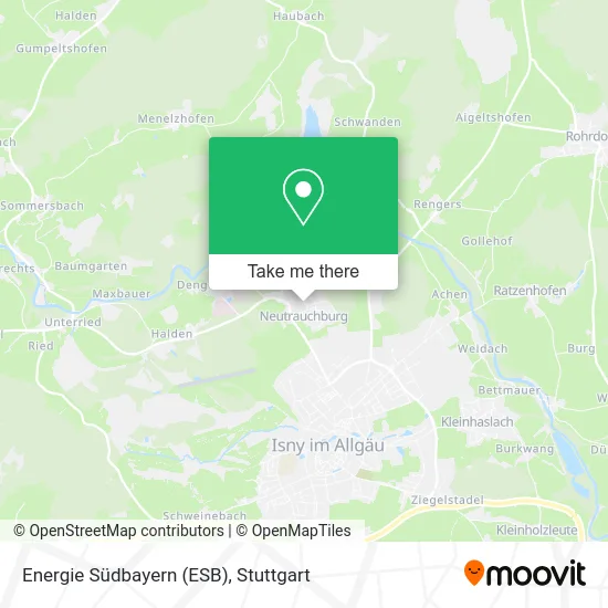 Карта Energie Südbayern (ESB)