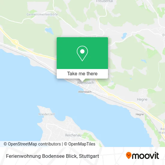 Карта Ferienwohnung Bodensee Blick