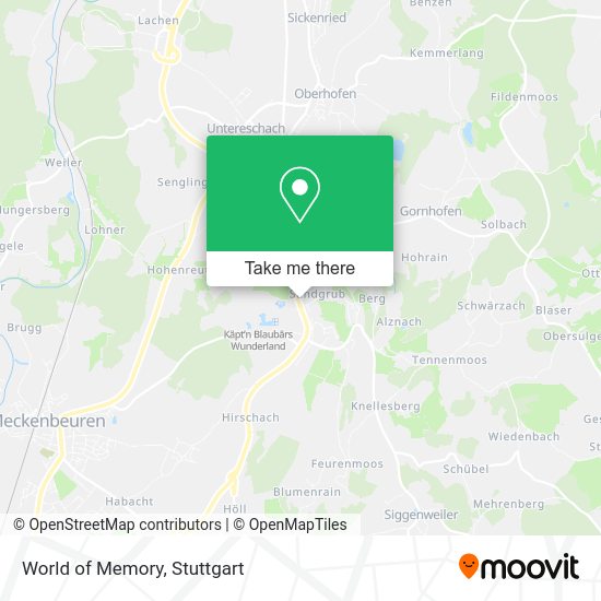 World of Memory map