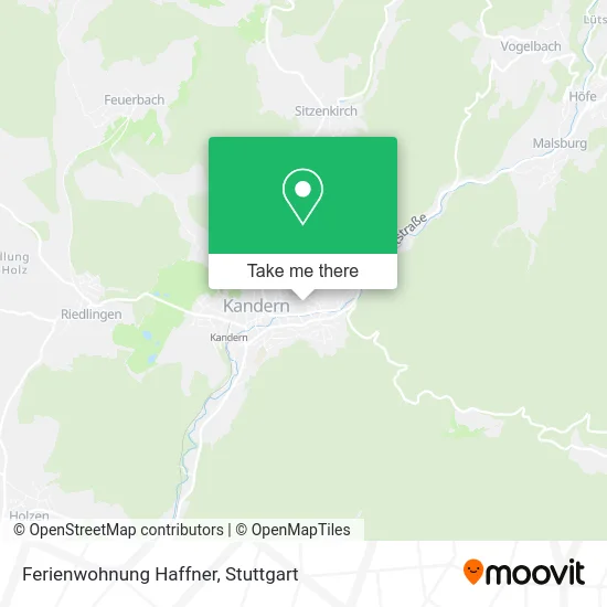 Карта Ferienwohnung Haffner