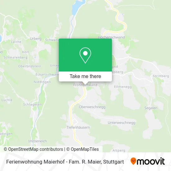 Карта Ferienwohnung Maierhof - Fam. R. Maier