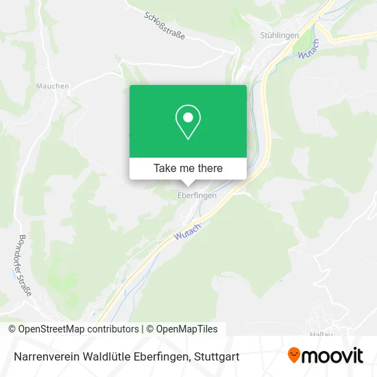 Карта Narrenverein Waldlütle Eberfingen