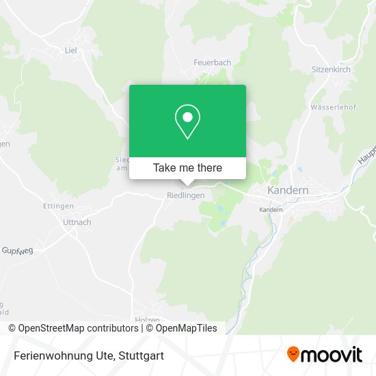 Карта Ferienwohnung Ute