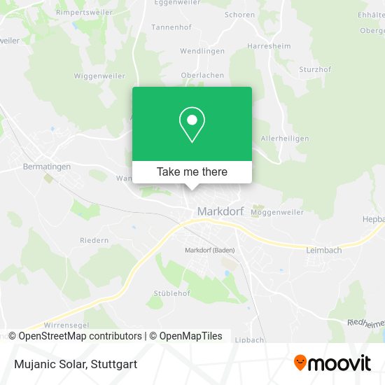 Карта Mujanic Solar