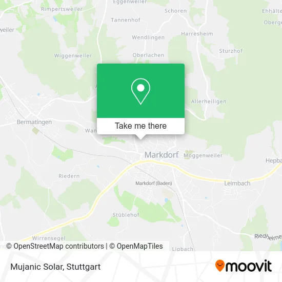 Карта Mujanic Solar