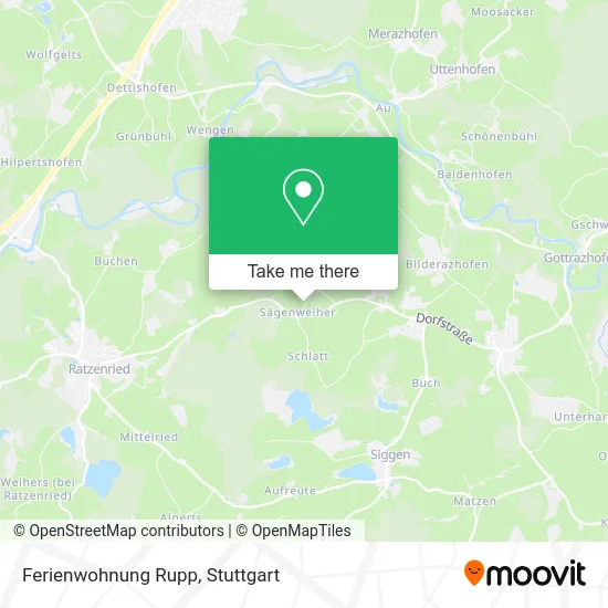 Карта Ferienwohnung Rupp