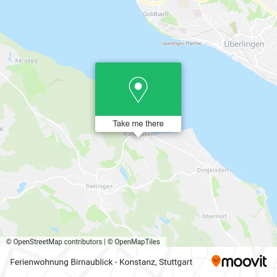 Карта Ferienwohnung Birnaublick - Konstanz