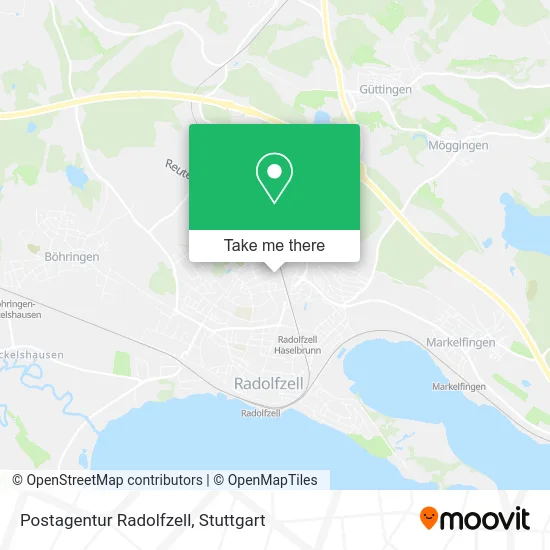 Карта Postagentur Radolfzell