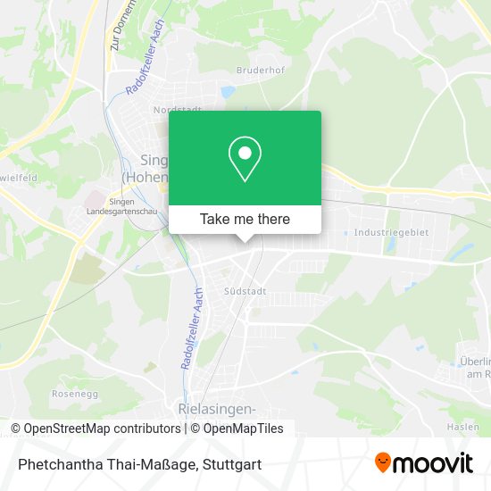 Карта Phetchantha Thai-Maßage
