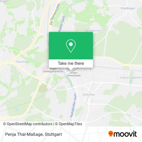 Карта Penja Thai-Maßage