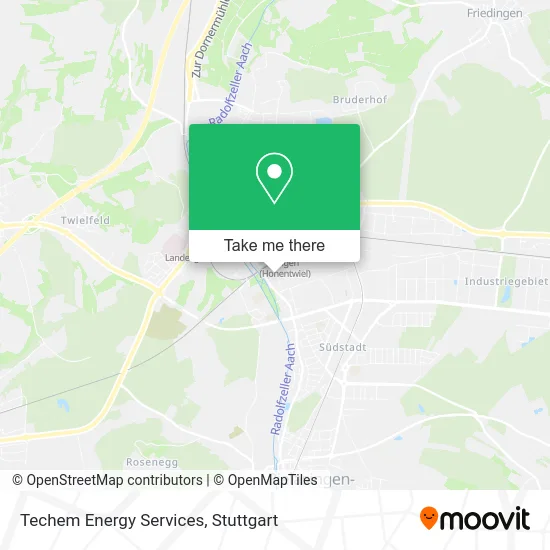 Карта Techem Energy Services