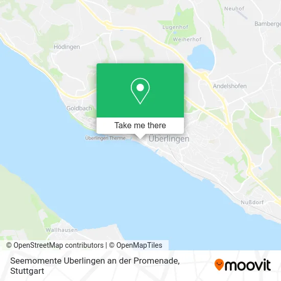 Карта Seemomente Uberlingen an der Promenade