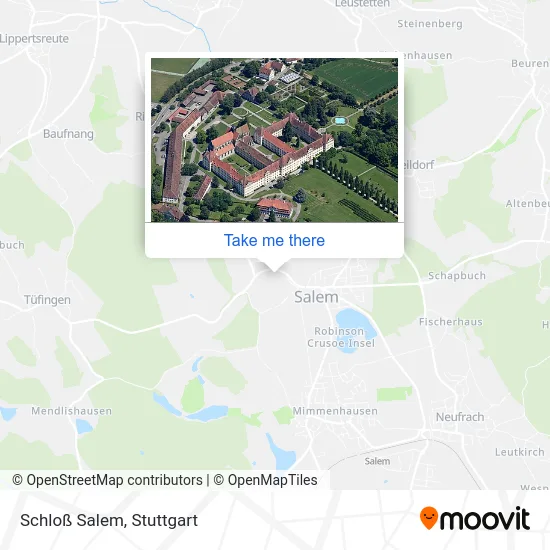 Карта Schloß Salem