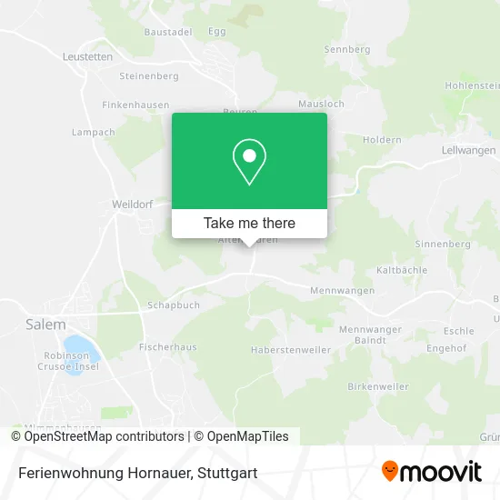 Карта Ferienwohnung Hornauer
