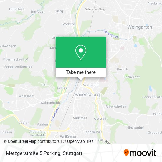 Карта Metzgerstraße 5 Parking