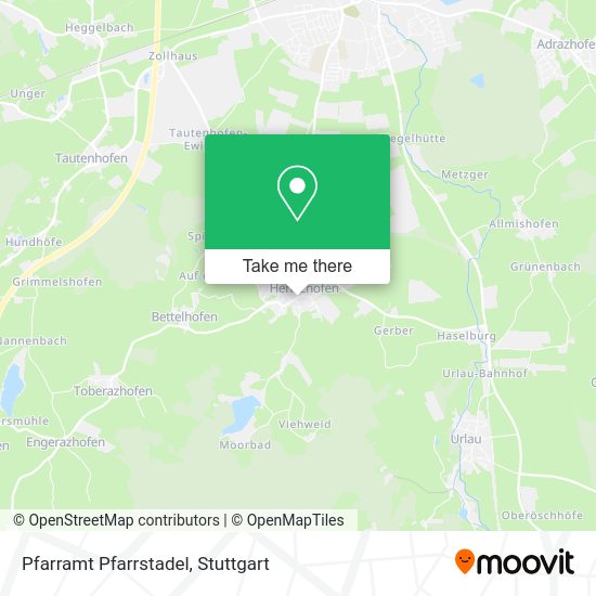 Карта Pfarramt Pfarrstadel