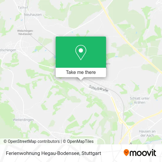 Карта Ferienwohnung Hegau-Bodensee