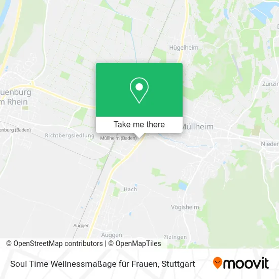 Карта Soul Time Wellnessmaßage für Frauen
