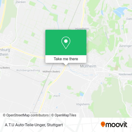 Карта A.T.U Auto-Teile-Unger