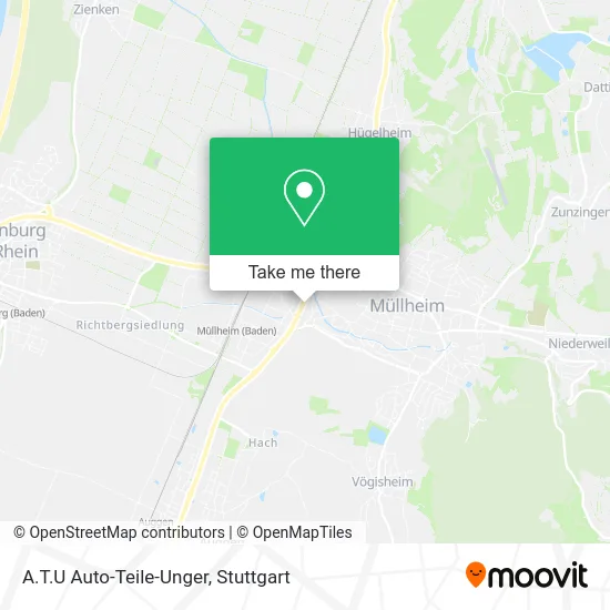 Карта A.T.U Auto-Teile-Unger