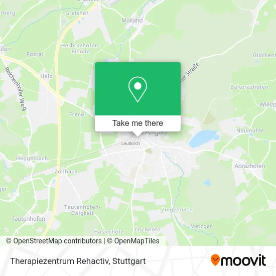 Карта Therapiezentrum Rehactiv
