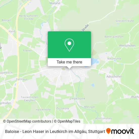 Карта Baloise - Leon Haser in Leutkirch im Allgäu