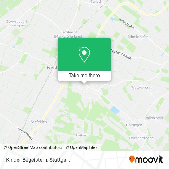 Карта Kinder Begeistern