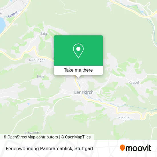 Карта Ferienwohnung Panoramablick