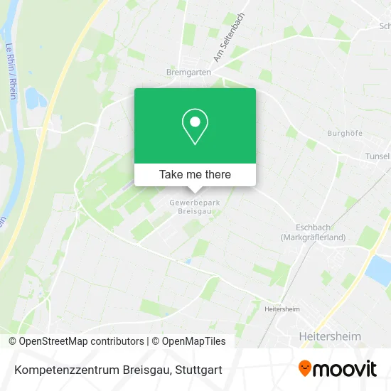 Карта Kompetenzzentrum Breisgau
