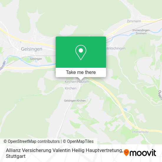 Карта Allianz Versicherung Valentin Heilig Hauptvertretung