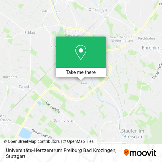 Карта Universitäts-Herzzentrum Freiburg Bad Krozingen