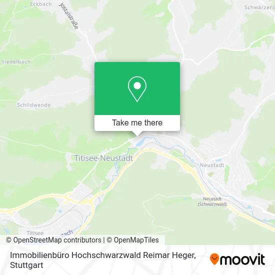 Карта Immobilienbüro Hochschwarzwald Reimar Heger