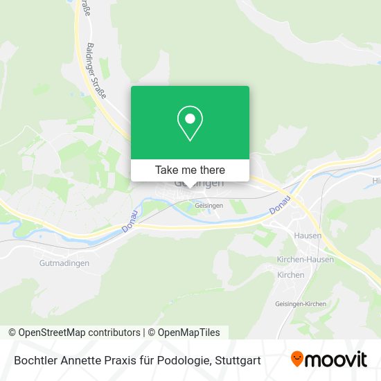 Карта Bochtler Annette Praxis für Podologie
