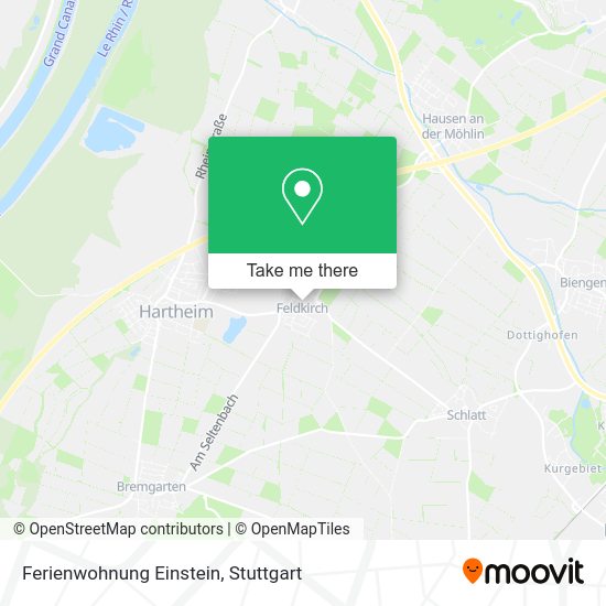 Карта Ferienwohnung Einstein
