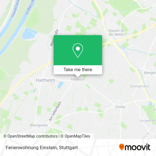 Ferienwohnung Einstein map