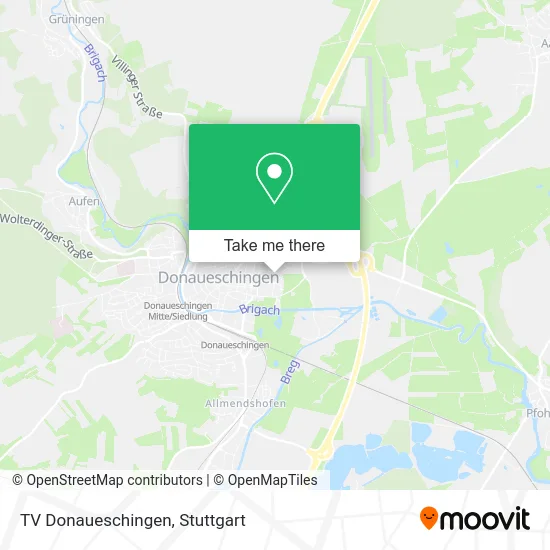 Карта TV Donaueschingen