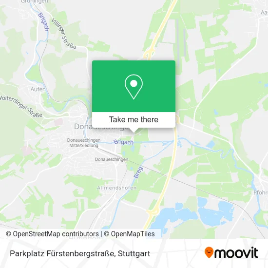 Карта Parkplatz Fürstenbergstraße