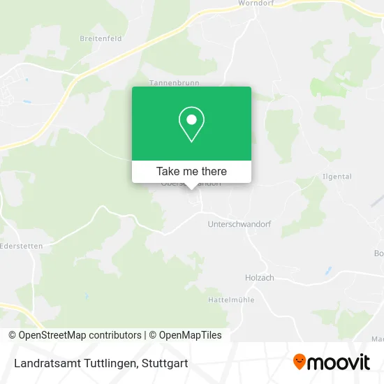 Карта Landratsamt Tuttlingen