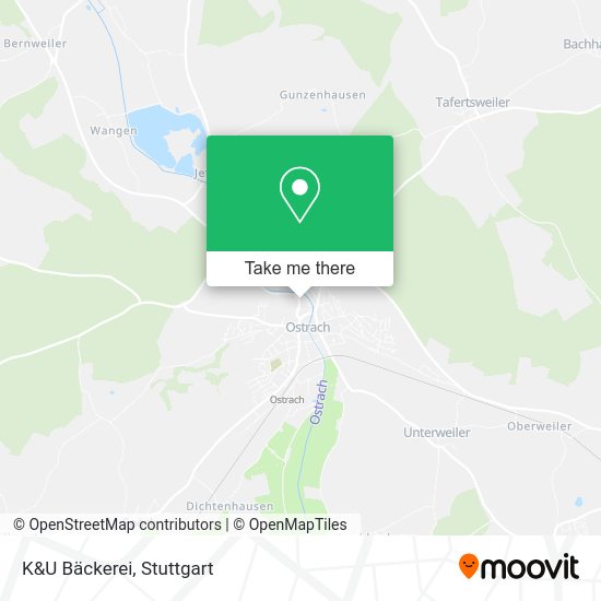 Карта K&U Bäckerei
