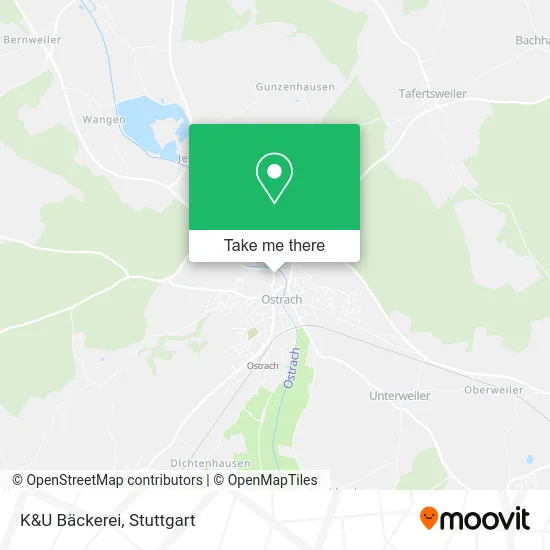 Карта K&U Bäckerei