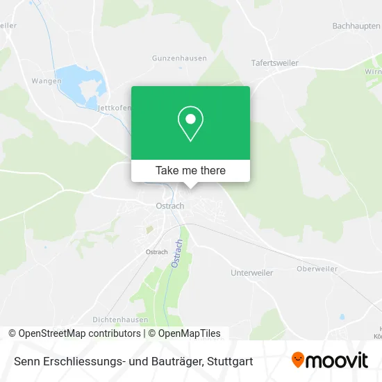 Карта Senn Erschliessungs- und Bauträger