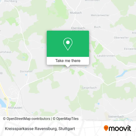 Карта Kreissparkasse Ravensburg