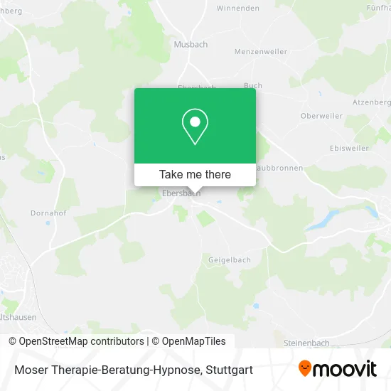 Карта Moser Therapie-Beratung-Hypnose