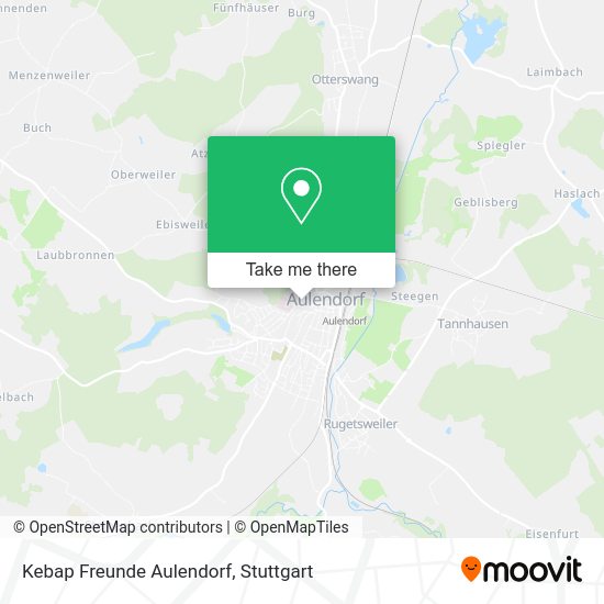 Карта Kebap Freunde Aulendorf