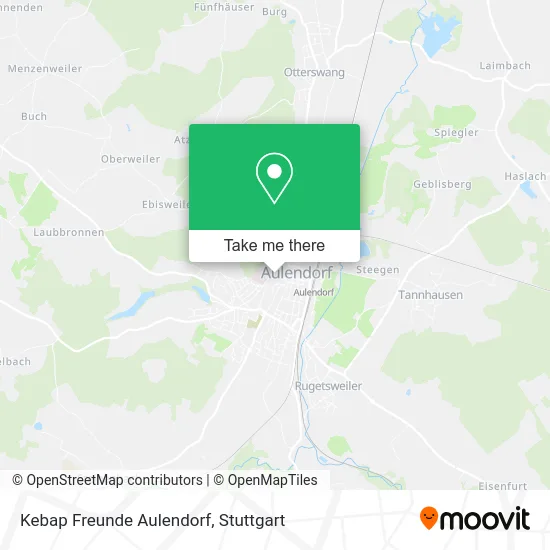 Карта Kebap Freunde Aulendorf