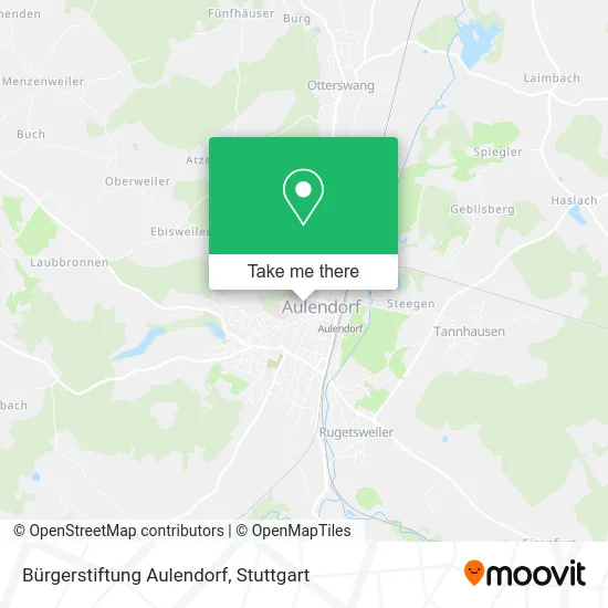 Карта Bürgerstiftung Aulendorf