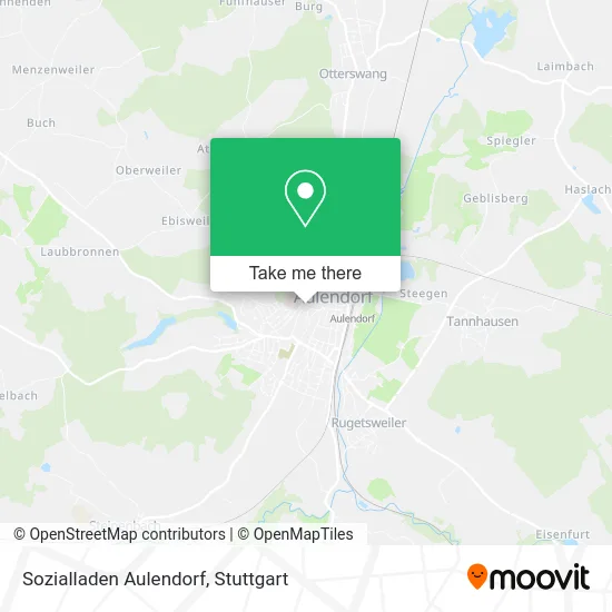 Карта Sozialladen Aulendorf